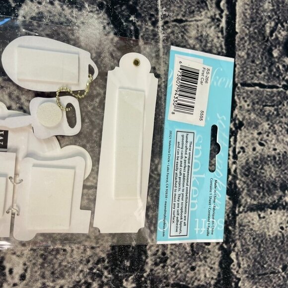 Ek Sandylion Jolee's Pirate Beach Clouds Dimensional 3D Stickers Embelishments - Picture 12 of 16